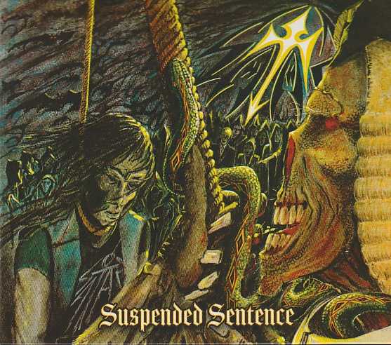 SATAN / Suspended Sentence (slip/poster) (2022 reissue)