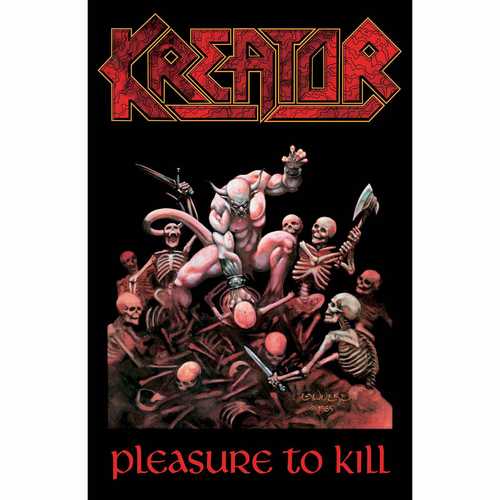 KREATOR / PLEASURE TO KILL (FLAG)