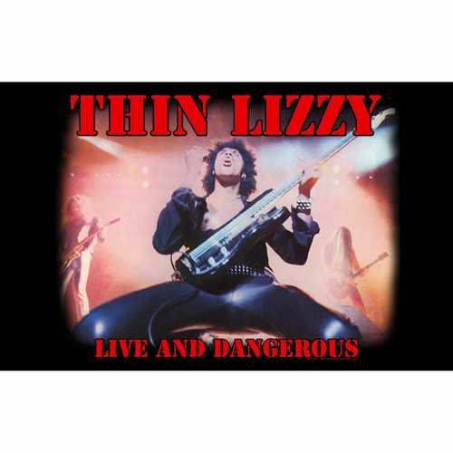 THIN LIZZY / LIVE AND DANGEROUS (FLAG)