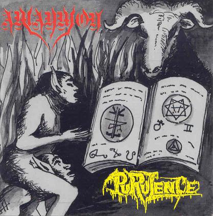 AMAYMON/PURULENCE / Split (collectors CD)