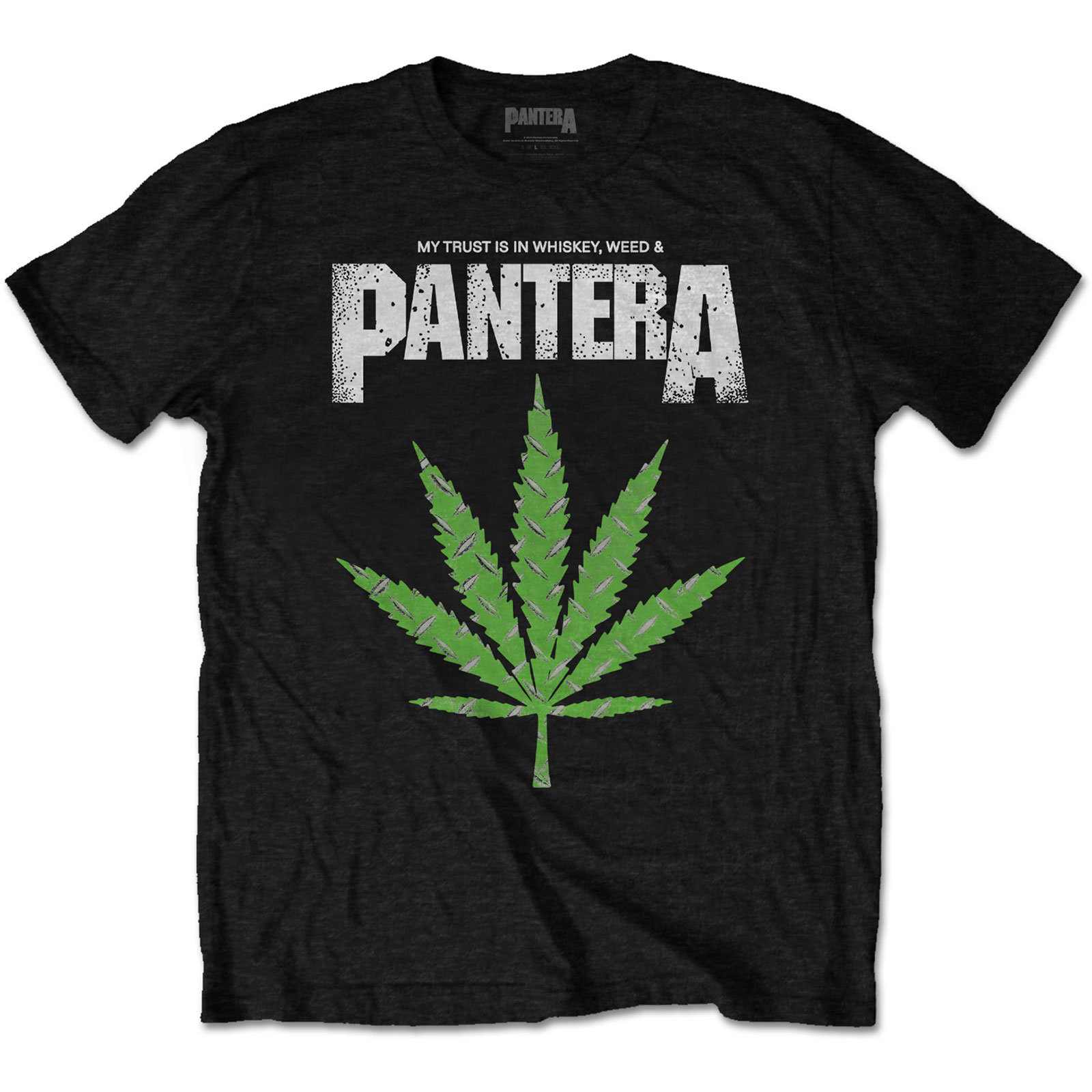 PANTERA / WHISKEY 'N WEED T-SHIRT (L)