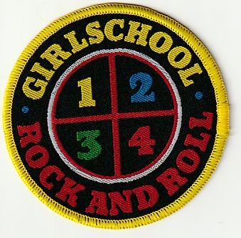 GIRLSCHOOL / 1-2-3-4 Rock n Roll CIRCLE (SP)