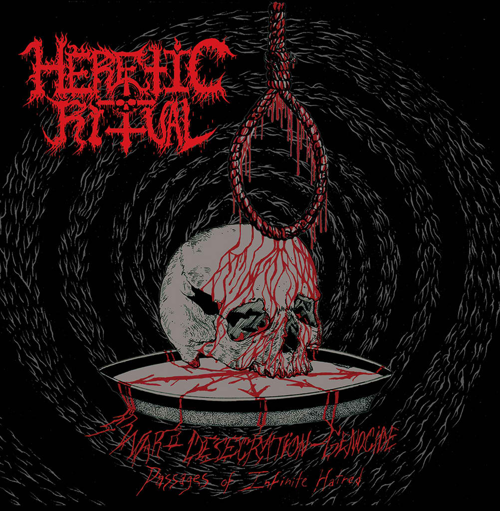 HERETIC RITUAL / War - Desecration - Genocide Passages of Infinite Hatred (slip)