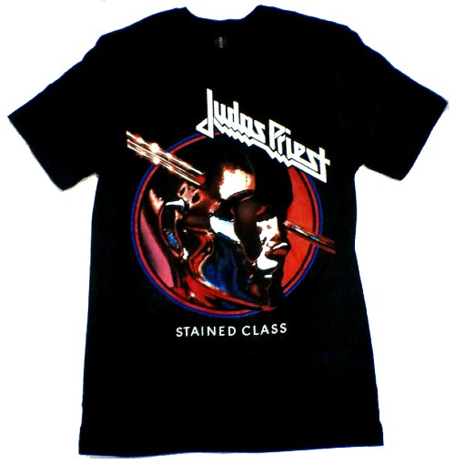 JUDAS PRIEST / STAINED CLASS ALBUM CIRCLE T-SHIRT (L)