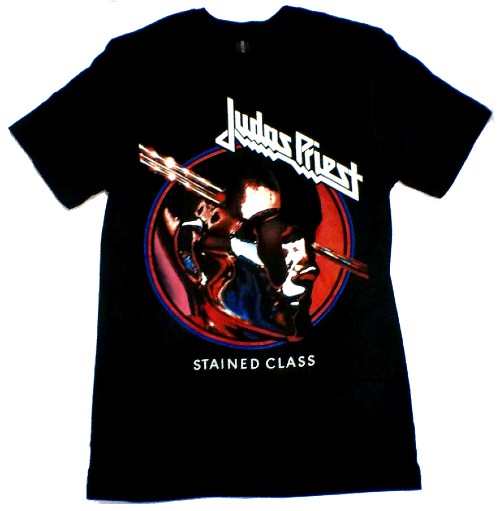 JUDAS PRIEST / STAINED CLASS ALBUM CIRCLE T-SHIRT  (L)