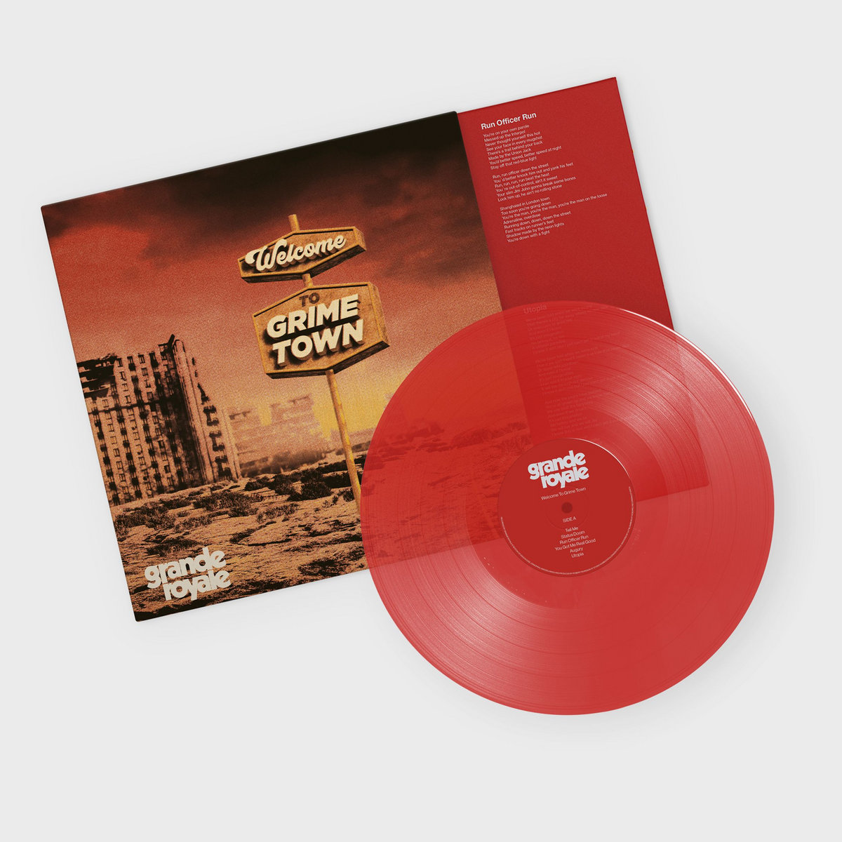 GRANDE ROYAL / Welcome To Grime Town (LP/RED VINYL)