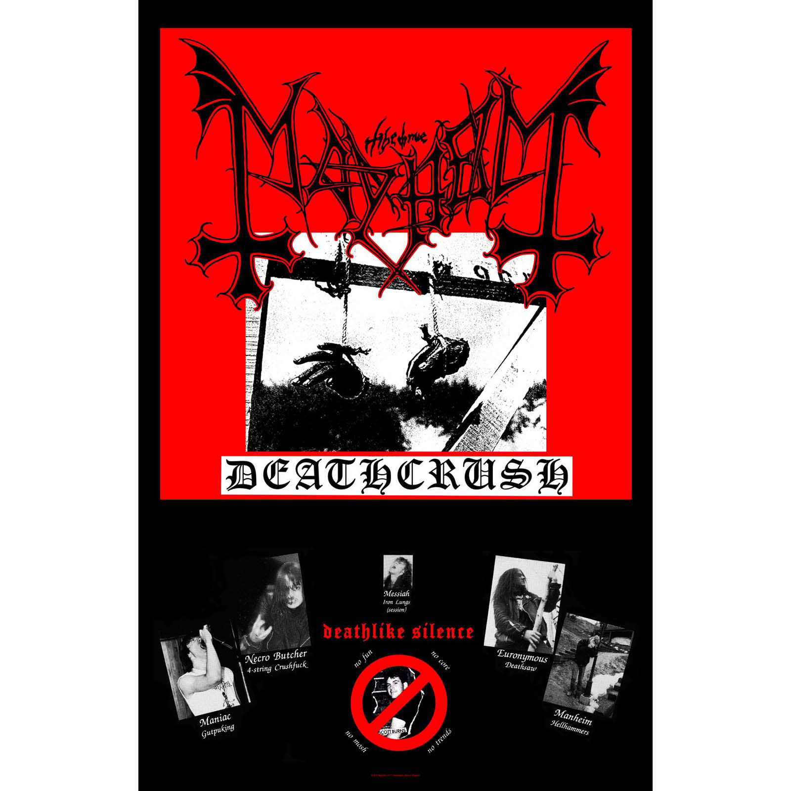 MAYHEM / Deathcrush (FLAG)