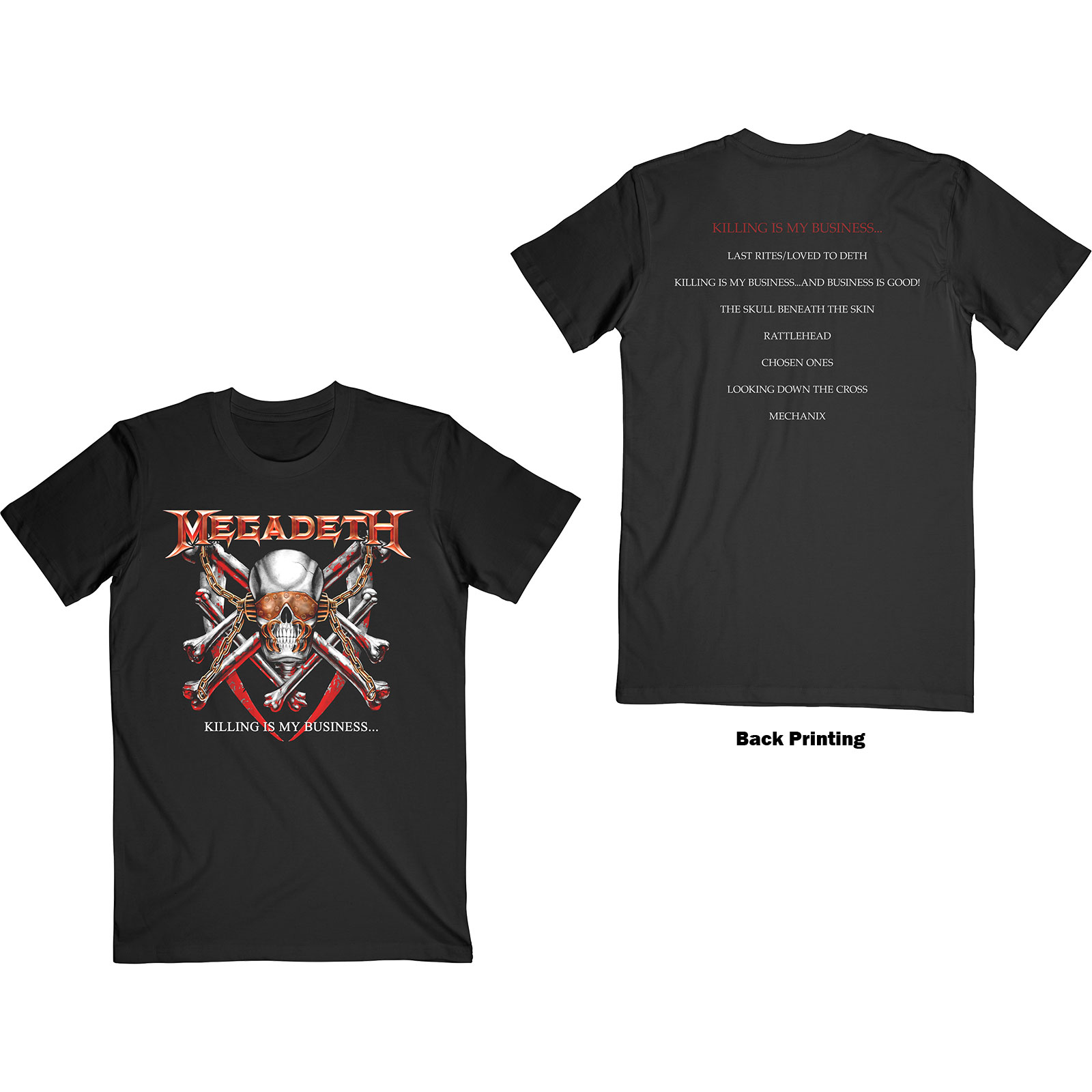 MEGADETH / KILLING IS MY BUSINESS (BACK PRINT) T-SHIRT