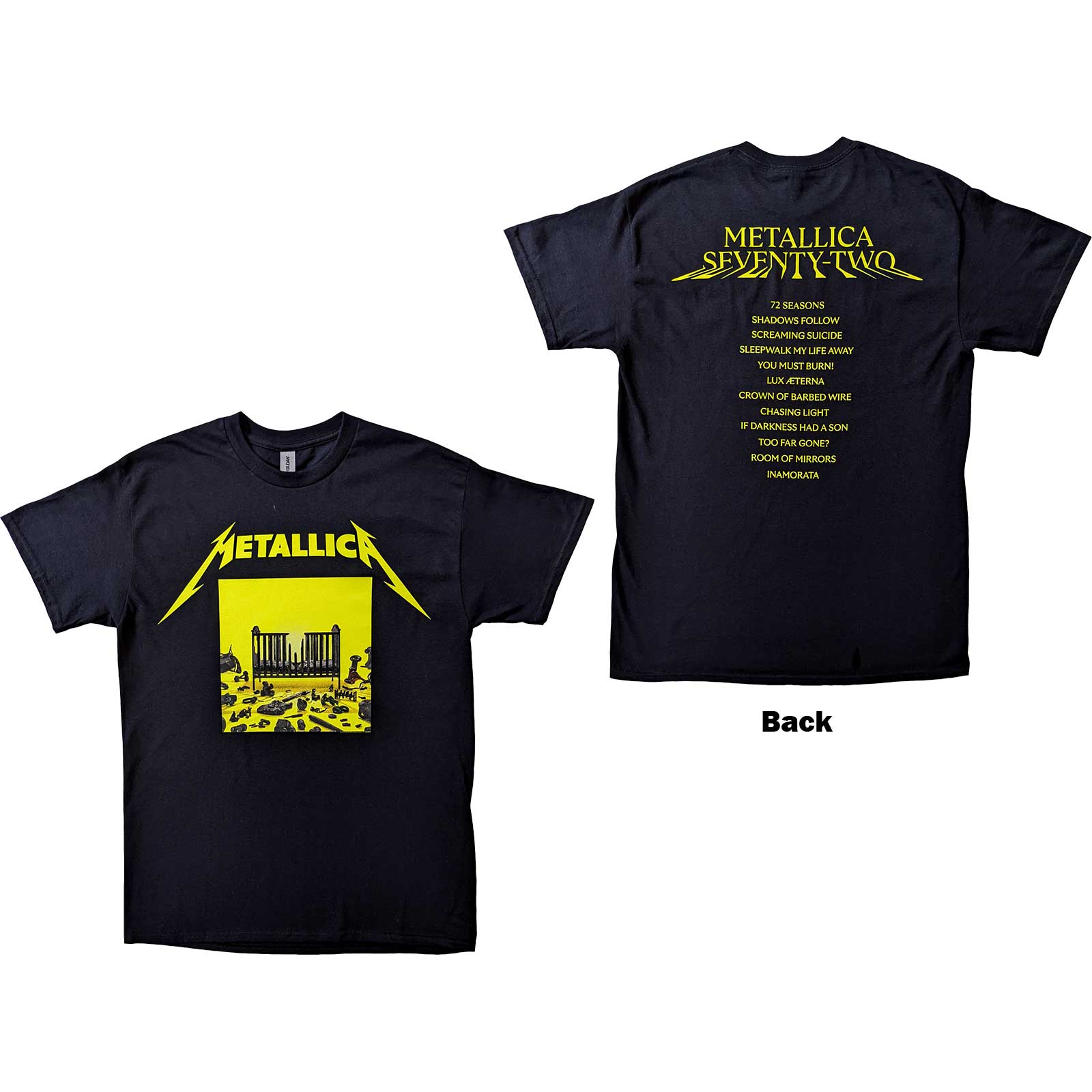 METALLICA / 72 SEASONS SQUARED COVER (BACK PRINT) T-SHIRT