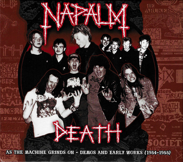 NAPALM DEATH / As The Machine Grinds On - Demos And Early Works (1984-1988)（2CD/digi)