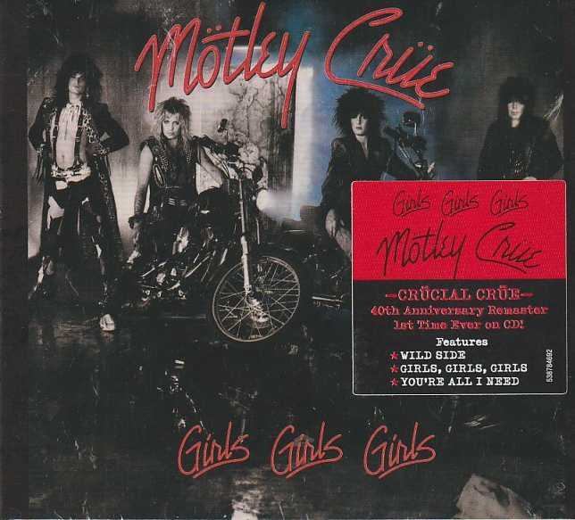 MOTLEY CRUE / Girls Girls Girls (digi/remaster/2022 reissue)