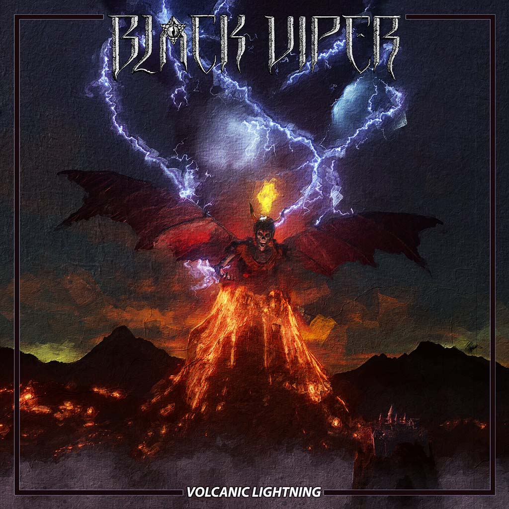 BLACK VIPER / Volcanic Lightning (LP/Blue vinyl)