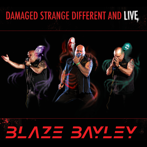 BLAZE BAYLEY / Damaged Strange Different And Live (slip)