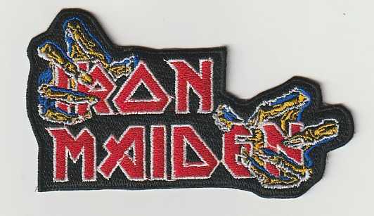 IRON MAIDEN / Logo and Hands SHAPED (SP)