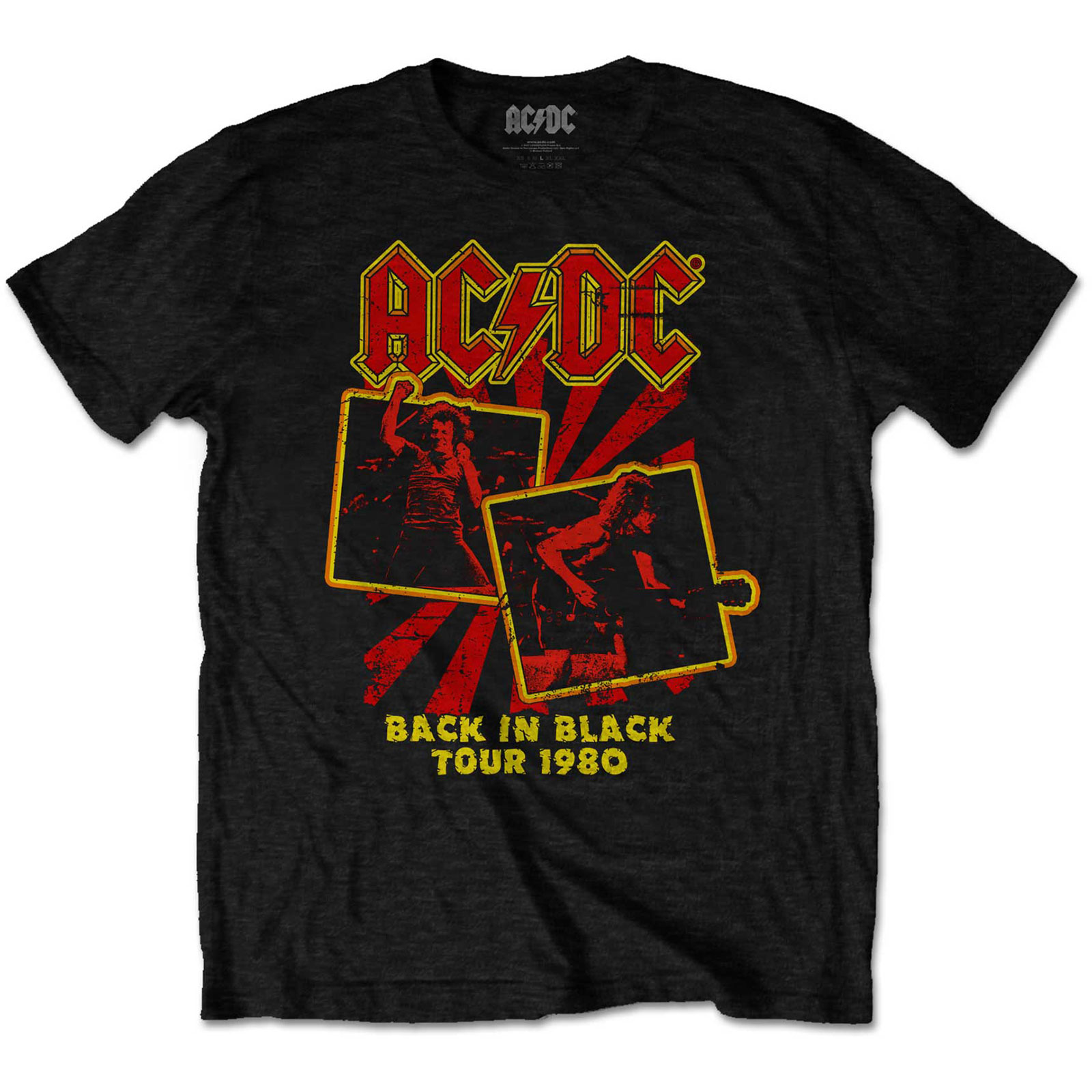 AC/DC / Back in Black Tour 1980 T-SHIRT (L)