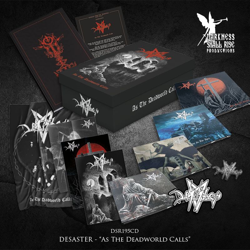 DESASTER /  As The Deadworld Calls – (3CD+DVD BOX)