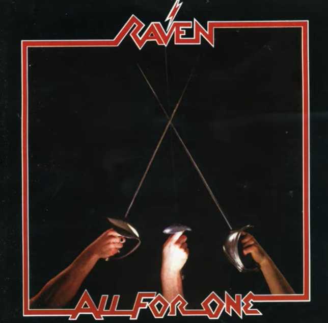 RAVEN / All for One +3 (slip/poster) 2021 reissue