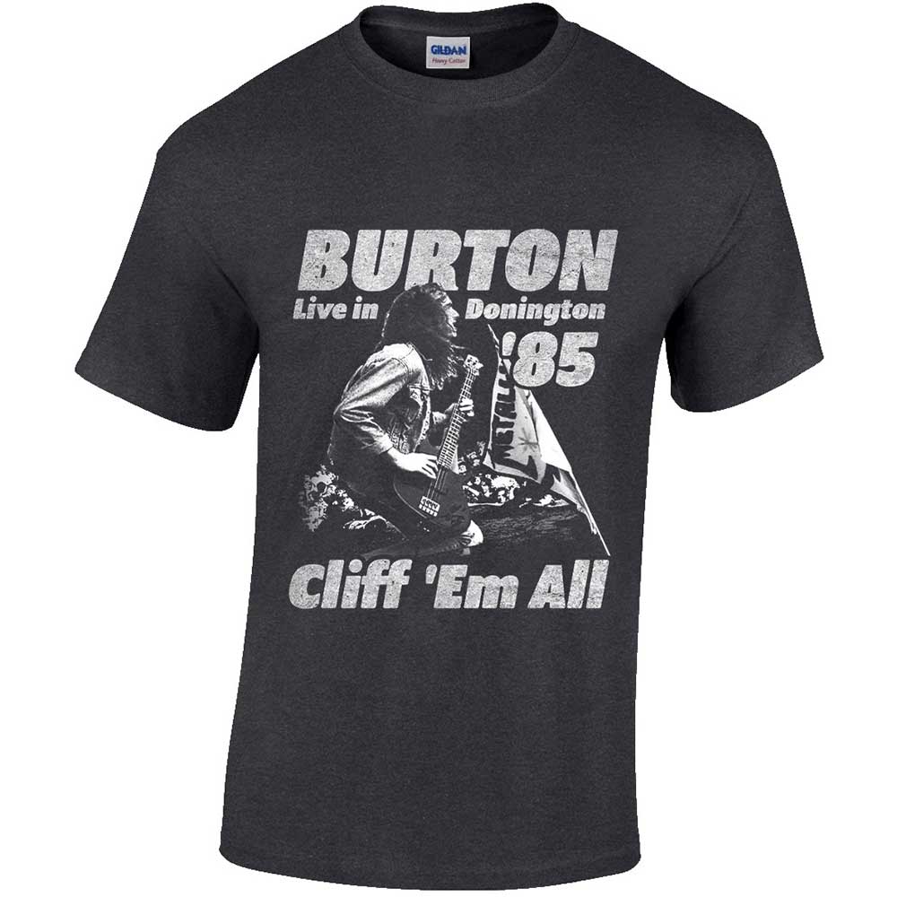 CLIFF BURTON / FLAG RETRO (T-Shirt)