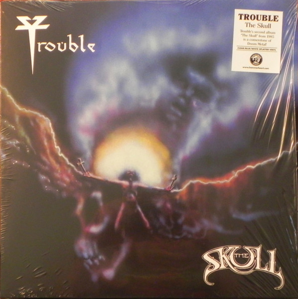 TROUBLE - The Skull LP (Clear/Aqua Blue/White Splatter Vinyl)