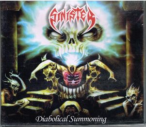 SINISTER / Diabolical Summoning (original cover/slip/2018 reissue)