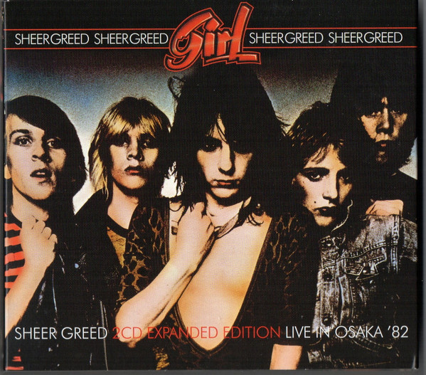 GIRL / Sheer Greed + Live at Exposition Hall Osaka 1982 (2CD/digi)