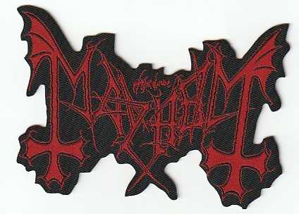 MAYHEM / RED Logo Cut Out SHAPED (SP)