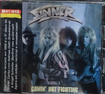SINNER / Comin' Out Fighting (1986/2023 reissue/Obi)
