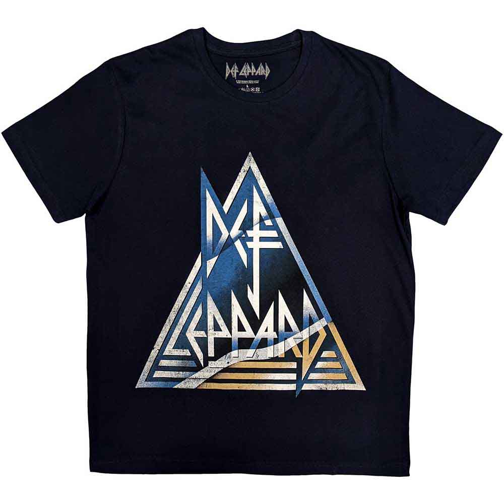 DEF LEPPARD / TRIANGLE LOGO T-SHIRT (L)