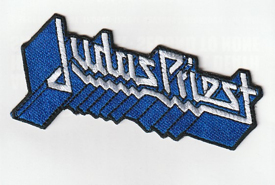 JUDAS PRIEST / Blue  logo SHAPED