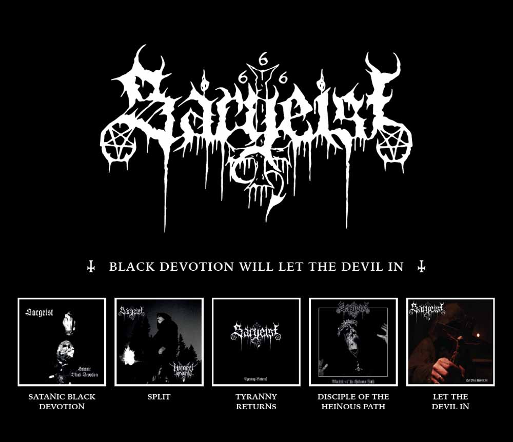 SARGEIST / Black Devotion Will Let the Devil In (5CD Box)