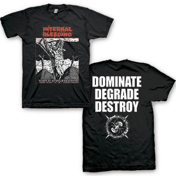 INTERNAL BLEEDING / Perpetual Degradation T-Shirt (L)