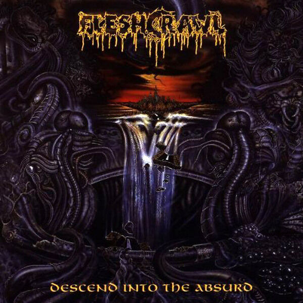 FLESHCRAWL / Descend into the Absurd (slip/poster) (2022 reissue)