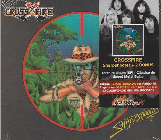 CROSSFIRE / Sharpshooter + 2 demo (slip/poster)  (2022 reissue)