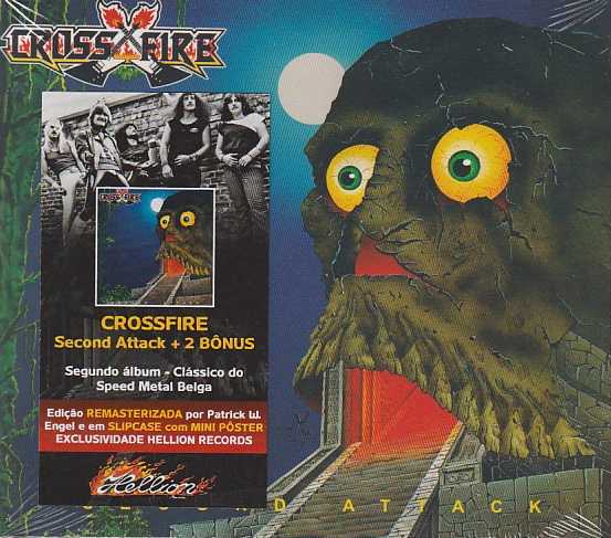 CROSSFIRE / Second Attack + 2 demo (slip/poster)  (2022 reissue)