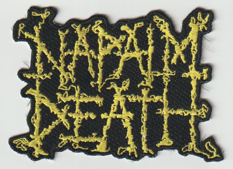 NAPALM DEATH / Yellow Logo SHAPED (SP)