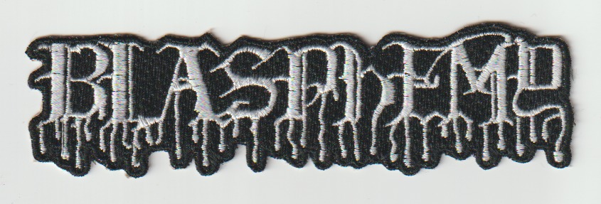 BLASPHEMY / WHITE Logo SHAPED (SP)