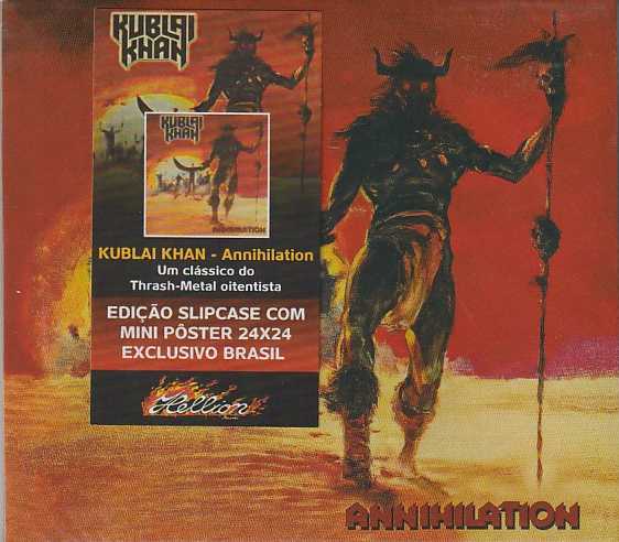 KUBLAI KHAN / Annihilation (slip/poster/2021 reissue)
