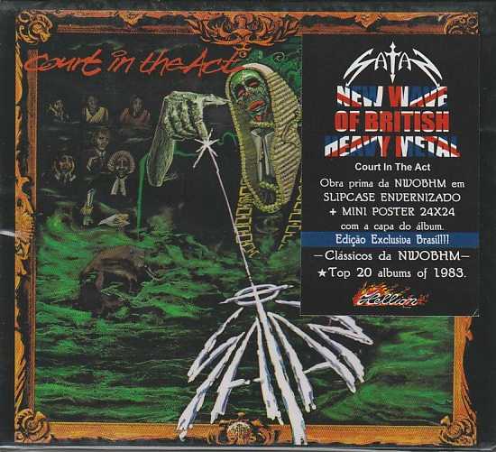 SATAN / Court In The Act (slip/poster)i2020 reissue)
