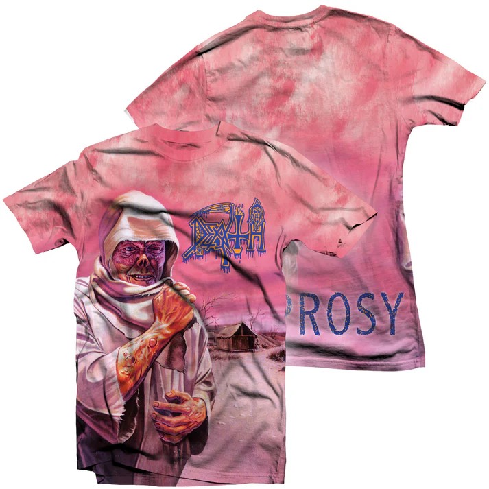 DEATH / Leprosy (All Over Print T-Shirt) [󒍓׏i 2024N107ijX܂ł̎t]