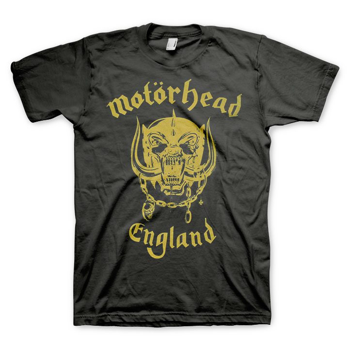 MOTÖRHEAD / Gold England T-Shirt