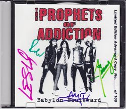 THE PROPHETS OF ADDICTION / Babylon Boulevard (CDR/w/autofraph/100limited)