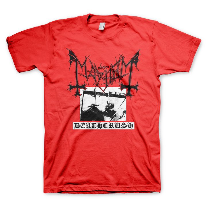 MAYHEM / Deathcrush RED T-Shirt (L)