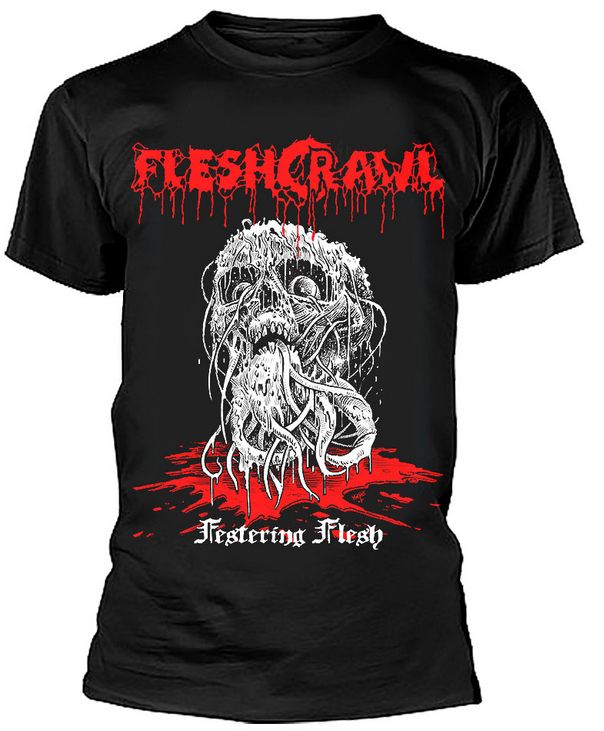 FLESHCRAWL/ Festering Flesh T-SHIRT (L)