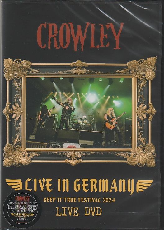 CROWLEY / LIVE IN GERMANY〜KEEP IT TRUE FESTIVAL 2024 (LIVE DVD) TFo[STCtHgI