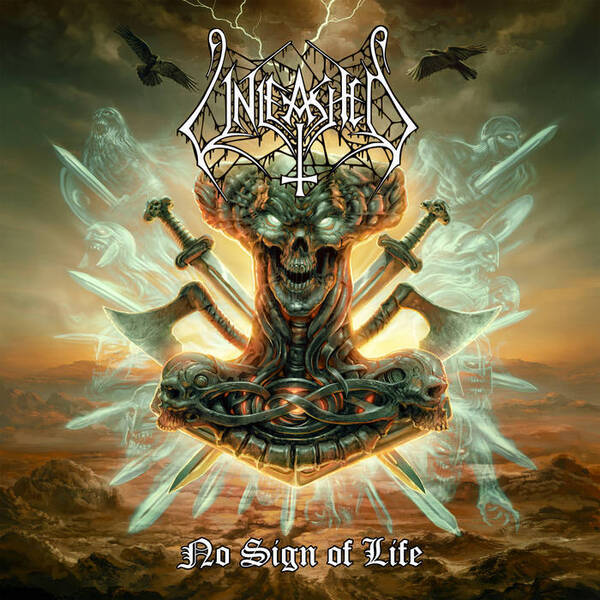 UNLEASHED / No Sign of Life (slip/poster) Hellion