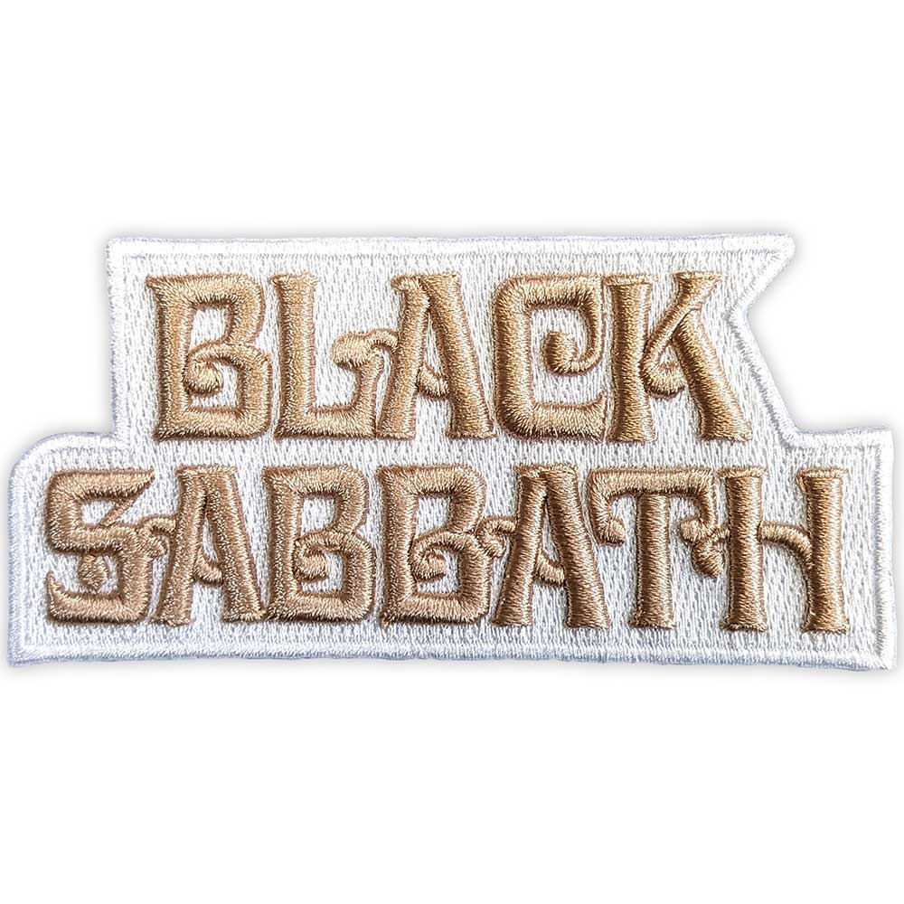 BLACK SABBATH / White logo (SP)
