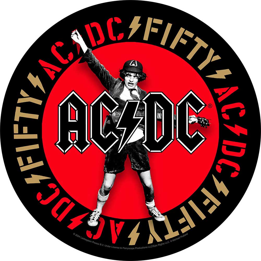 AC/DC / Angus Emblem CIRCLE (BP)