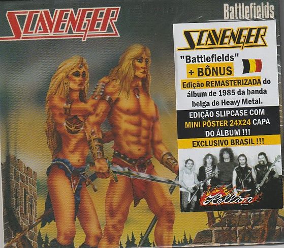 SCAVENGER / Battlefields + demo (2021 reissue/slip)