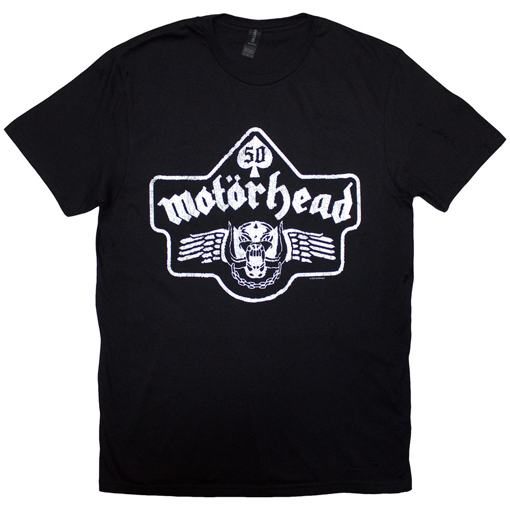 MOTORHEAD / 50 YEARS_Ace Wings Emblem (Black) (T-SHIRT) [󒍓׏i 2025N420ijX܂ł̎t]