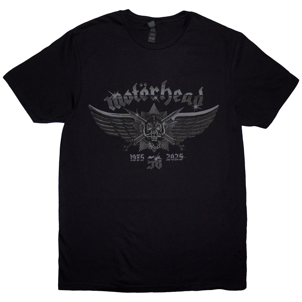 MOTORHEAD / 50 YEARS_Wings Badge (Black) (T-SHIRT) [󒍓׏i 2025N420ijX܂ł̎t]
